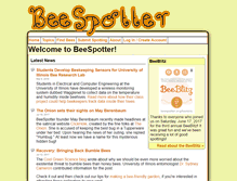 Tablet Screenshot of beespotter.org